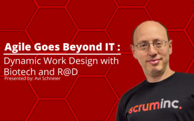 Agile Goes Beyond IT : Dynamic Work Design with Biotech and R@D